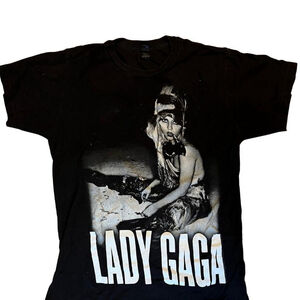 Lady Gaga Born This Way Ball Tour black t-shirt #gaga #concerttee #music